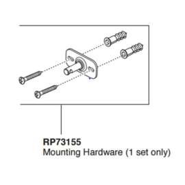 Odin RP73155 Replacement Mounting Hardware in Polished Chrome