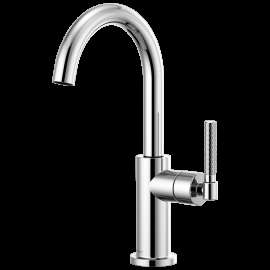 Brizo Litze(R): Bar Faucet with Arc Spout and Knurled Handle Kit, 61043LF-PC