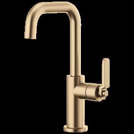 Brizo Litze(R): Bar Faucet with Square Spout and Industrial Handle Kit, 61054LF-GL