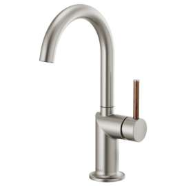 Brizo Odin(R): Bar Faucet with Arc Spout - Less Handle, 61075LF-SSLHP
