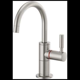 Brizo Odin(R): Instant Hot Faucet with Arc Spout, 61320LF-H-SS