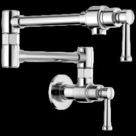 Brizo Artesso(R): Wall Mount Pot Filler, 62825LF-PC