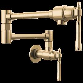 Brizo Tulham(R): Wall Mount Pot Filler, 62858LF-GLPG