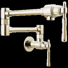 Brizo Tulham(R): Wall Mount Pot Filler, 62858LF-PN