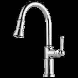 Brizo Artesso(R): Single Handle Pull-Down Kitchen Faucet, 63025LF-PC