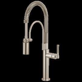 Brizo Litze(R): Semi-Professional Kitchen Faucet - Knurled Handle, 63343LF-SS