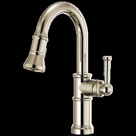 Brizo Artesso(R): Pull-Down Prep Faucet, 63925LF-PN