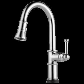 Brizo Artesso(R): SmartTouch(R) Pull-Down Kitchen Faucet, 64025LF-PC