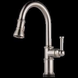 Brizo Artesso(R): SmartTouch(R) Pull-Down Kitchen Faucet, 64025LF-SS