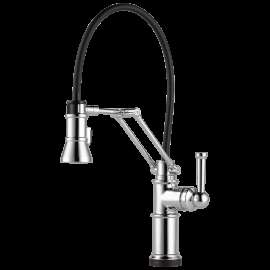 Brizo Artesso(R): Single Handle Articulating Kitchen Kitchen Faucet with SmartTouch(R) Technology, 64225LF-PC