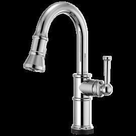Brizo Artesso(R): SmartTouch(R) Pull-Down Prep Kitchen Faucet, 64925LF-PC