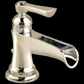 Brizo Rook(R): Single-Handle Lavatory Faucet with Channel Spout 1.5 GPM, 65061LF-PN