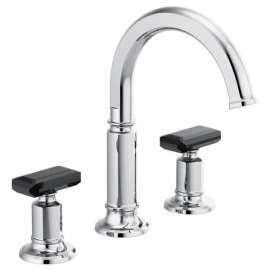 Brizo Invari(R): Widespread Lavatory Faucet with Arc Spout - Less Handles 1.5 GPM, 65376LF-PCLHP