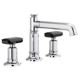 Brizo Invari(R): Widespread Lavatory Faucet with Column Spout - Less Handles 1.5 GPM, 65377LF-PCLHP