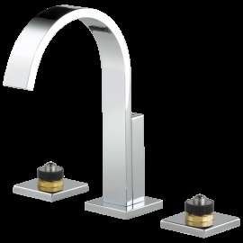 Brizo Siderna(R): Widespread Lavatory Faucet - Less Handles 1.5 GPM, 65380LF-PCLHP