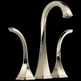 Brizo Virage(R): Widespread Vessel Lavatory Faucet 1.2 GPM, 65430LF-PN-ECO