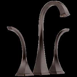 Brizo Virage(R): Widespread Vessel Lavatory Faucet 1.2 GPM, 65430LF-RB-ECO