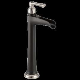 Brizo Rook(R): Single-Handle Vessel Lavatory Faucet with Channel Spout 1.5 GPM, 65461LF-NKBL