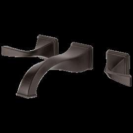 Brizo Virage(R): Two-Handle Wall Mount Lavatory Faucet 1.2 GPM, 65830LF-RB-ECO