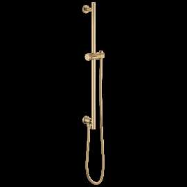 Brizo Essential(TM) Shower: Linear Round Slide Bar With Hose, 74792-GL