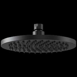 Brizo Essential(TM) Shower: 8" Linear Round Single-Function Raincan Shower Head - 2.5 GPM, 81375-BL-2.5