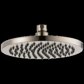 Brizo Essential(TM) Shower: 8" Linear Round Single-Function Raincan Shower Head - 2.5 GPM, 81375-BN-2.5