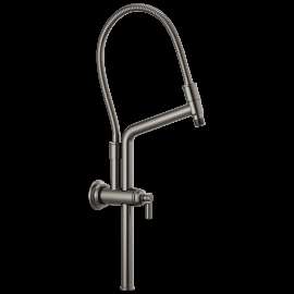 Brizo Essential(TM) Shower: 10 7/16" Classic Slide Bar Shower Arm And Flange, 81376-SL