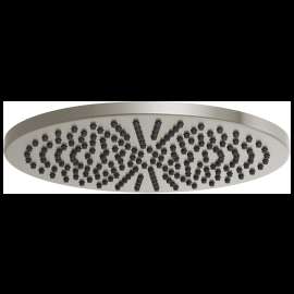 Brizo Essential(TM) Shower: 12" Linear Round Single-Function Raincan Shower Head - 2.5 GPM, 81392-NK-2.5