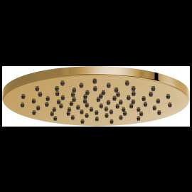 Brizo Essential(TM) Shower: 12" Linear Round Single-Function Raincan Shower Head - 1.75 GPM, 81392-PG