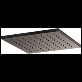 Brizo Other: 12" Linear Square Single-Function Raincan Shower Head - 1.75 GPM, 81399-BNX