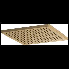 Brizo Essential(TM) Shower: 12" Linear Square Single-Function Raincan Shower Head - 2.5 GPM, 81399-GL-2.5