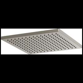 Brizo Essential(TM) Shower: 12" Linear Square Single-Function Raincan Shower Head - 2.5 GPM, 81399-NK-2.5