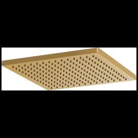 Brizo Essential(TM) Shower: 12" Linear Square Single-Function Raincan Shower Head - 2.5 GPM, 81399-PG-2.5
