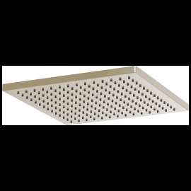 Brizo Essential(TM) Shower: 12" Linear Square Single-Function Raincan Shower Head - 2.5 GPM, 81399-PN-2.5