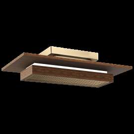 Brizo Frank Lloyd Wright(R): 21" Single-Function Raincan Shower Head with Integrated Lighting - 2.5 GPM, 81422-GLTK-2.5