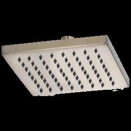 Brizo Essential(TM) Shower: 8" Linear Square Single-Function Raincan Shower Head - 1.75 GPM, 83341-BN