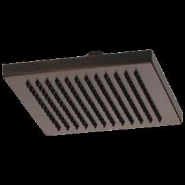 Brizo Essential(TM) Shower: 8" Linear Square Single-Function Raincan Shower Head - 2.5 GPM, 83341-RB-2.5