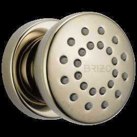 Brizo Essential(TM) Shower: Touch-Clean(R) Round Body Spray, 84110-PN