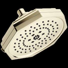Brizo Beauclere(R): 8" H2OKinetic(R) Multi-Function Shower Head, 87465-PN
