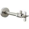 Brizo Odin(R): Angled Supply Stop Valve with Cross Handle, BT022204-BN