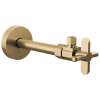 Brizo Odin(R): Angled Supply Stop Valve with Cross Handle, BT022204-GL