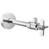 Brizo Odin(R): Angled Supply Stop Valve with Cross Handle, BT022204-PC