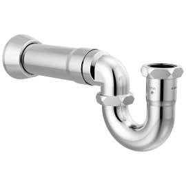 Brizo Other: 17-Gauge P-Trap with Flange, BT031121-PC
