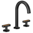 Brizo Kintsu(R): Widespread Lavatory Handle Kit with Wood Insert, HI5306-BLWD