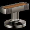 Brizo Kintsu(R): Widespread Lavatory Knob with Wood Inlay Handle Kit, HI5306-BNXWD