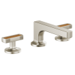 Brizo Kintsu(R): Widespread Lavatory Knob with Wood Inlay Handle Kit, HI5306-NKWD