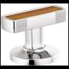 Brizo Kintsu(R): Widespread Lavatory Knob with Wood Inlay Handle Kit, HI5306-PCWD