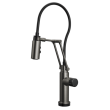 Brizo Odin(R): Kitchen Faucet Black Crystal Knob Handle Kit, HKK175-SLBC