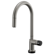 Brizo Odin(R): Kitchen Faucet Black Crystal Knob Handle Kit, HKK175-SLBC