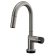 Brizo Odin(R): Kitchen Faucet Black Crystal Knob Handle Kit, HKK175-SLBC